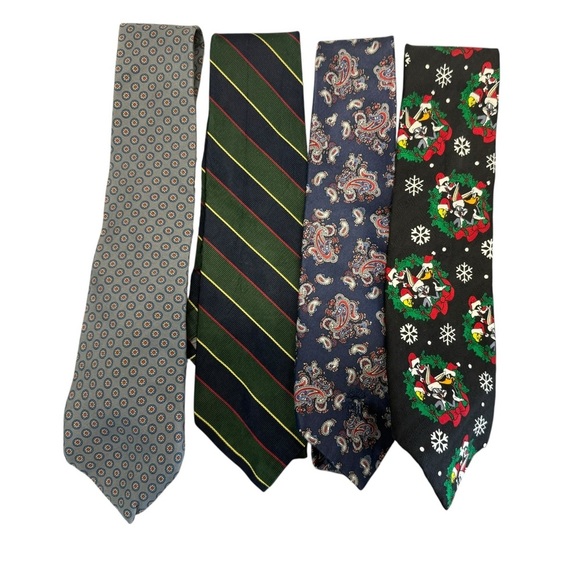Men's Assorted Patterned Ties Set - Picture 1 of 2